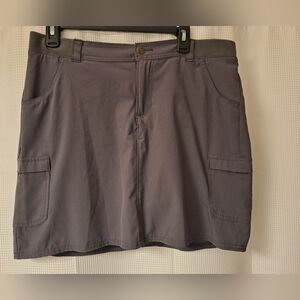 Lee Women's Gray Casual Cargo Skort